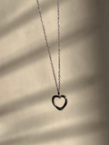 hollow heart chain