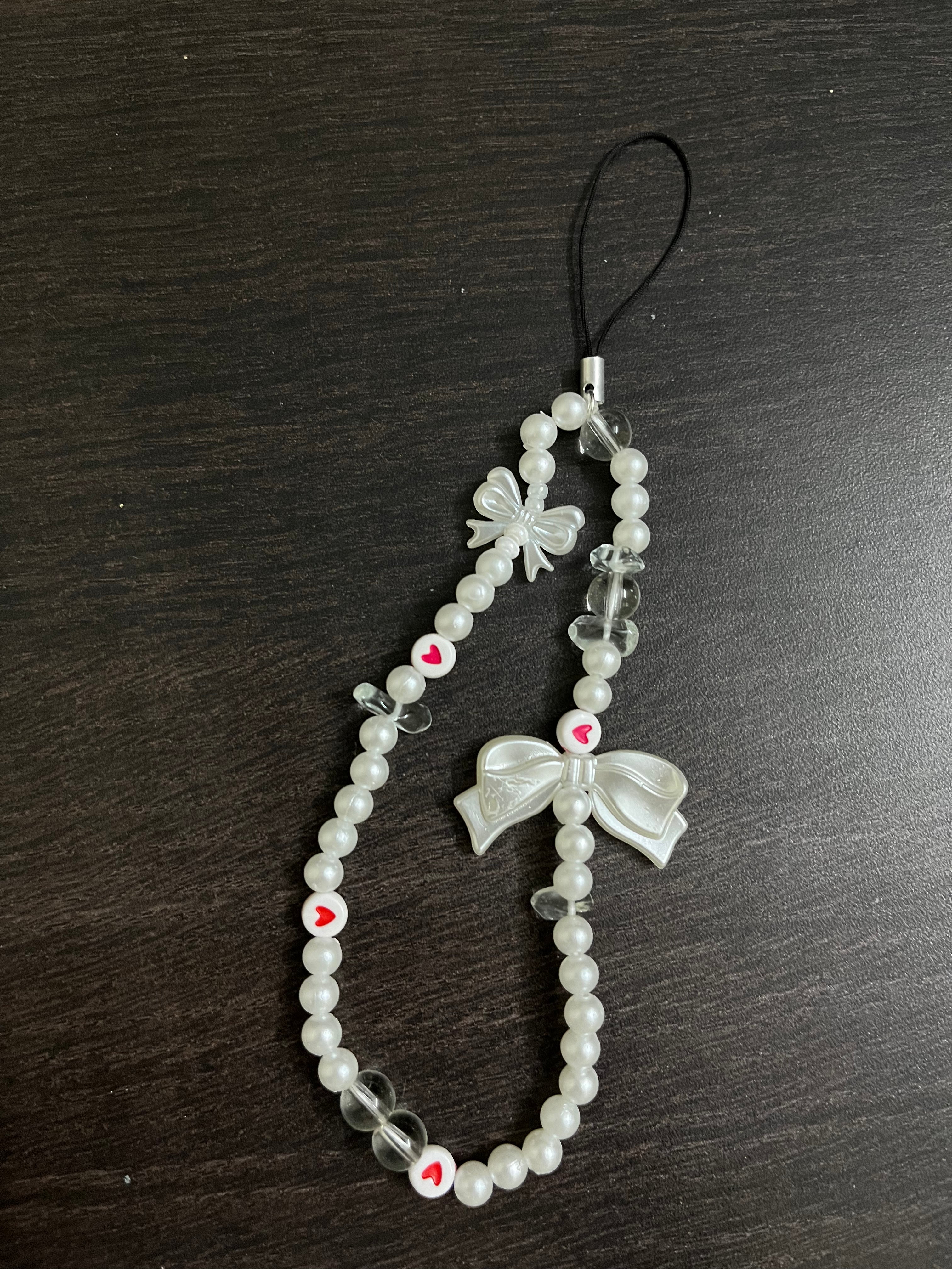 big bow phone charm