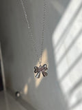 pink diamond bow chain