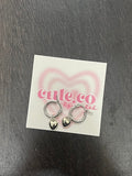 mini heart hoops
