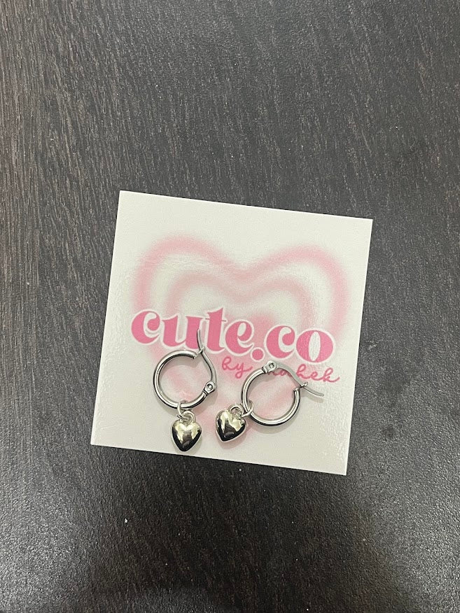 mini heart hoops